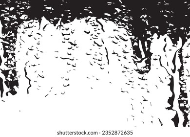 grungy texture of water drop
