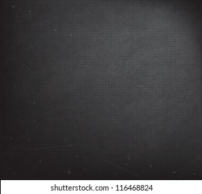 Grungy textured black background. EPS10 vector.