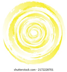 Élément de cercle grunge à texture. Forme d'éclaboussures circulaires