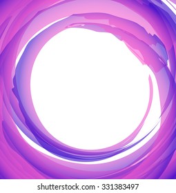 Grungy, textured circle elements. editable vector graphic