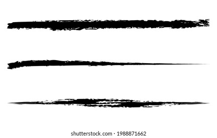 Grungy, textured grunge brush strokes. Watercolor sketchy hand drawn paint, brushstroke lines