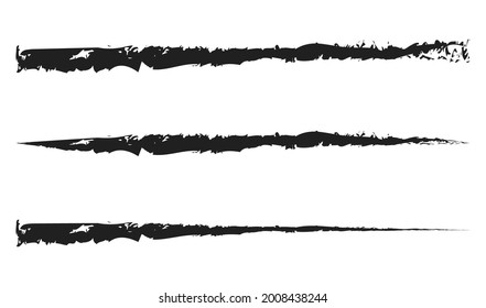 Grungy, textured grunge brush strokes. Watercolor sketchy hand drawn paint, brushstroke lines