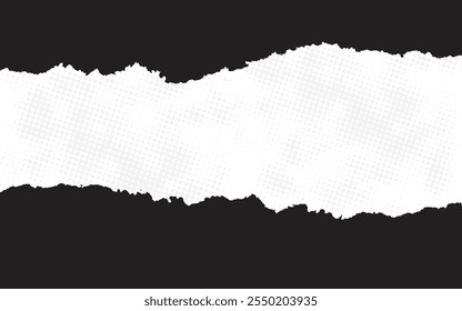 Grungy Torn Paper Background with Distressed Textures and Vintage Appeal