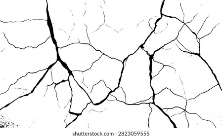 Grungy urban wall backdrop with heavy cracks and drips. 