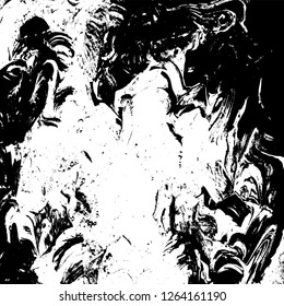 A grungy vector background. Distressed black vector backdrop
