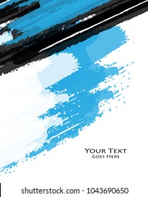 grungy vector background. Elements for design. Hand drawn ink blotchs. Eps10