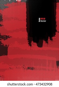 grungy vector background. Elements for design. Hand drawn ink blotchs. Eps10