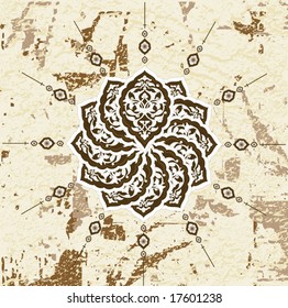 Grungy vector background illustration