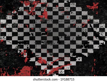 Grungy vector background illustration