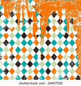 Grungy vector background illustration