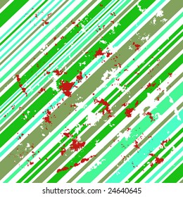 Grungy vector background of stripes