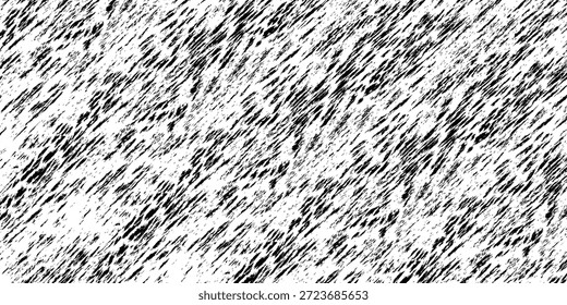 Textura de Vector grunge. Arenilla afligida negra sobre fondo transparente. Superposición ruidosa de Antiguas