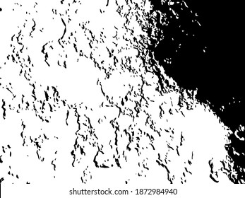 Grungy textura vectorial. Placa negra sobre fondo blanco