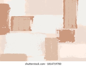 Grungy Wallpaper, Beige Wallpaper, Beige Background, Paint Brush, Paint Stroke Vector Illustration Background