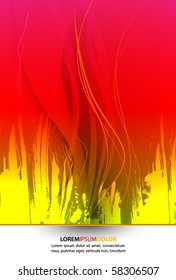 Grungy Wave Design | EPS10 Vector Background