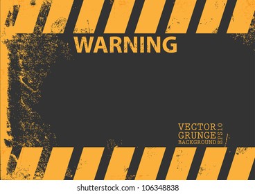 A grungy and worn hazard stripes texture. EPS 8 vector file included