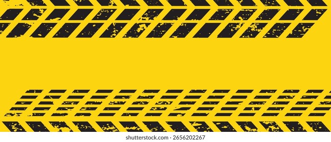 Una textura de rayas de peligro grungy y gastado, ilustrador de Vector eps10.