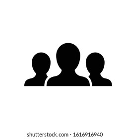 Grup of people icon design vector. Community symbol