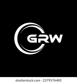 GRW Logo Design, Inspiration for a Unique Identity. Modern Elegance and Creative Design. Watermark Your Success with the Striking this Logo.