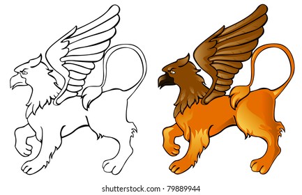 Gryphon color images and black and white