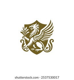 Gryphon Guard Heraldry Logo for sale