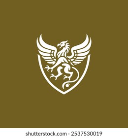 Griffin Guard Heraldry Logotipo para venda