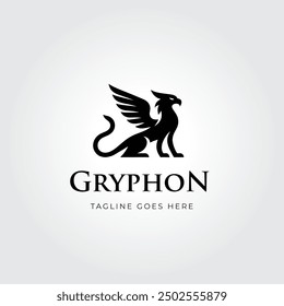 gryphon logo template design concept