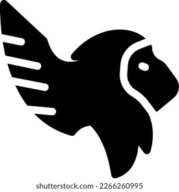 gryphon Vector illustration on a transparent background. Premium quality symmbols. Glyphs vector icons for concept and graphic design.