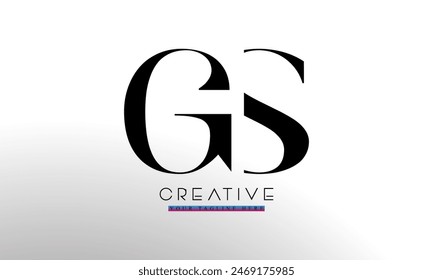 GS Abstract Letters Logo Monogram
