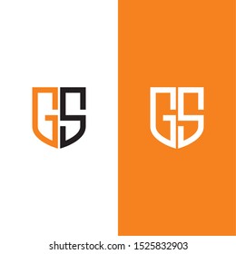 gs g5 initial logo vector design