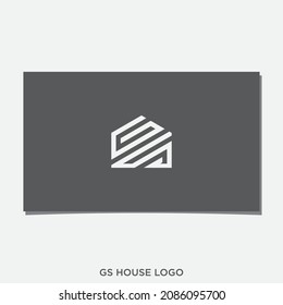 GS HOUSE LOGO DESIGN VEKTOR