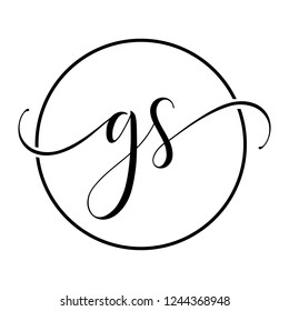 Gs Icon Logo Stock Vector (Royalty Free) 1244368948 | Shutterstock