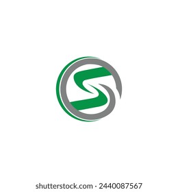 gs initial letter design monogram logo 