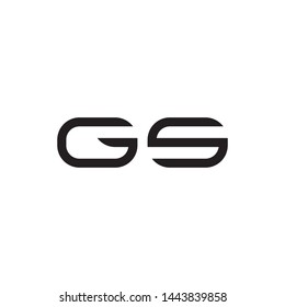 Gs Initial Letter Logo Template Stock Vector (Royalty Free) 1443839858 ...