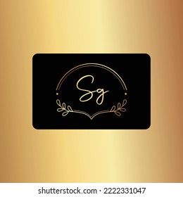Letra Gs Inicial con Plantilla Real elegante con el logotipo de la corona vectorial, Ilustración vectorial con el logotipo fletador creativo.