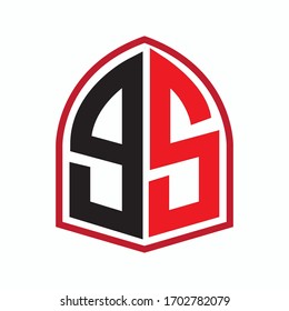 GS Letter Logo Design with Creative Modern illustration and vector icon .