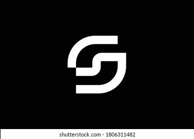 Gs Letter Logo Design On Luxury Stock Vector (Royalty Free) 1806311482 ...