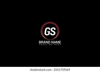 GS Letter Logo Design. Unique Attractive Creative Modern Initial GS Initial Based Letter Icon Logo