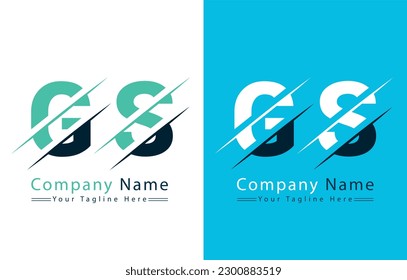 GS Letter Logo Vector Design Concept Elements