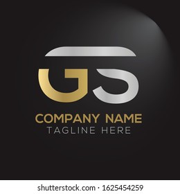 GS letter Type Logo Design vector Template. Abstract Letter GS logo Design
