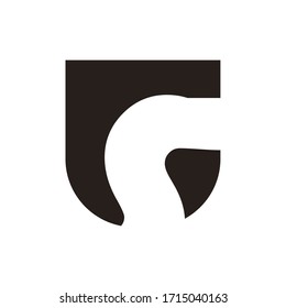 logotipo vectorial de letra gs. Logo de la letra g