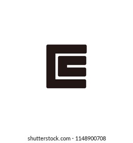 gs letter vector logo, sc letter vector logo