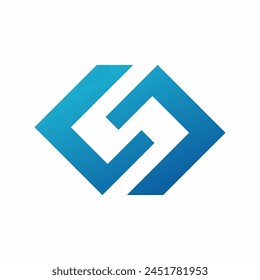 gs logo simple clean and elegance