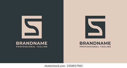 The GS Monogram Logo is suitable for any business associated with the letters G an S
