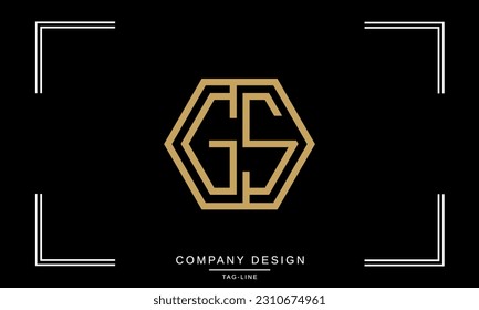 GS, SG, Abstract Letters Logo Monogram