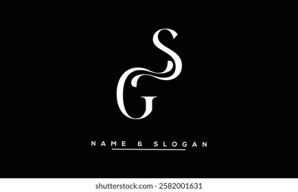 GS, SG Abstract Letters Logo Monogram