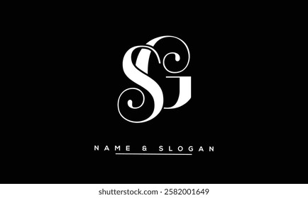 GS, SG Abstract Letters Logo Monogram