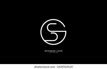 GS, SG, G, S, Abstract Letters Logo Monograma	