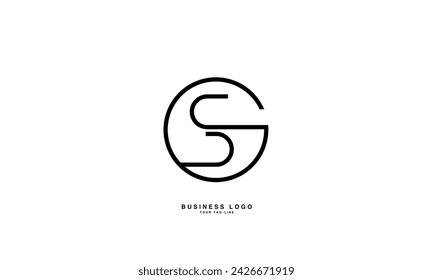 GS, SG, G, S, Abstract Letters Logo Monogram