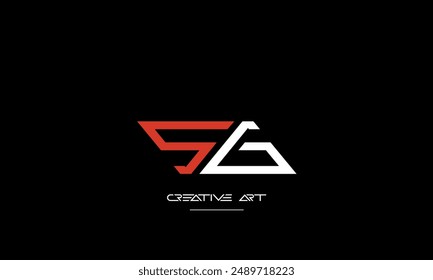 GS, SG, G, S abstract letters logo monogram